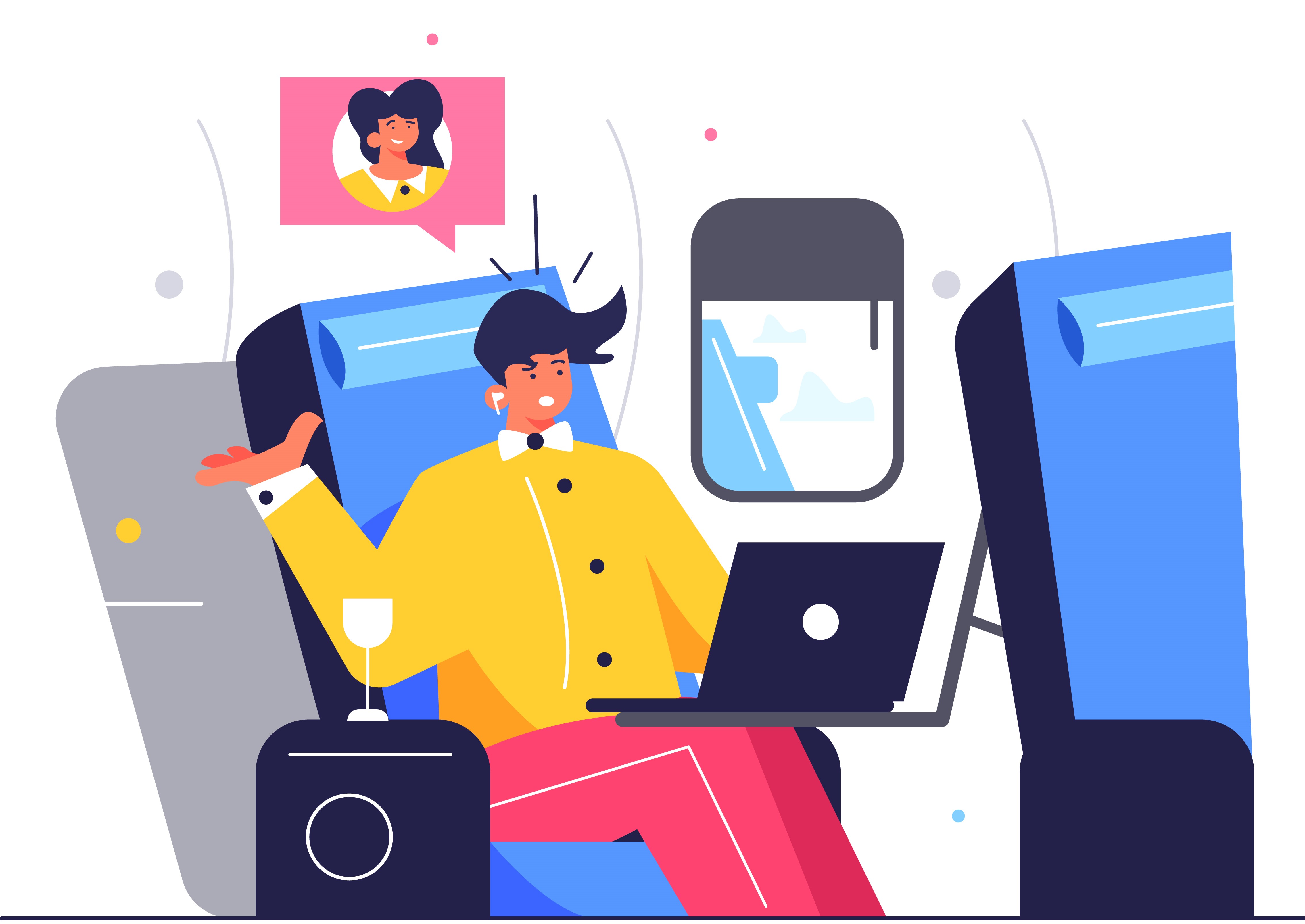 cozy home office setup with person studying on couch with laptop, comfortable learning environment